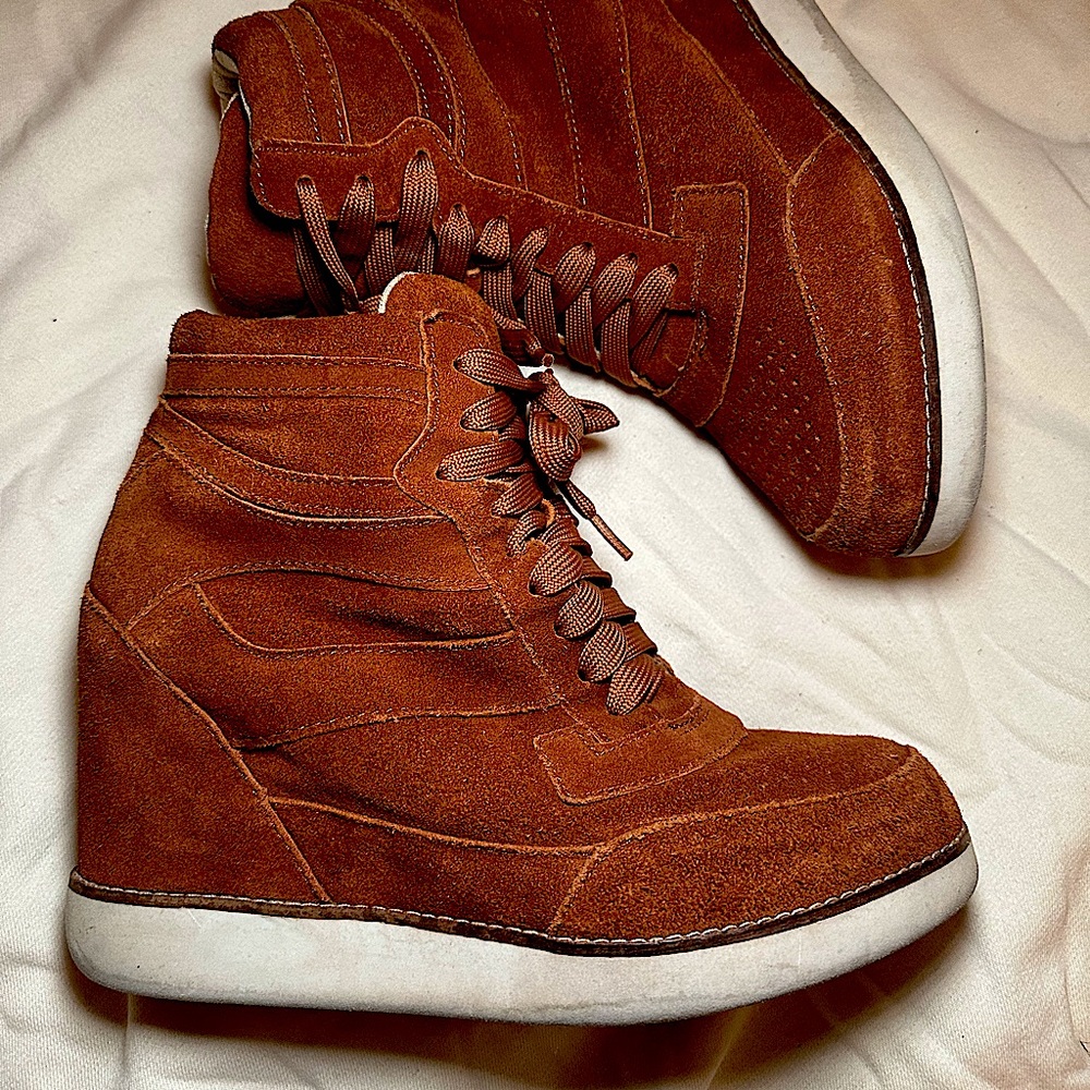Jeffery Campbell Camel Platform Sneakers